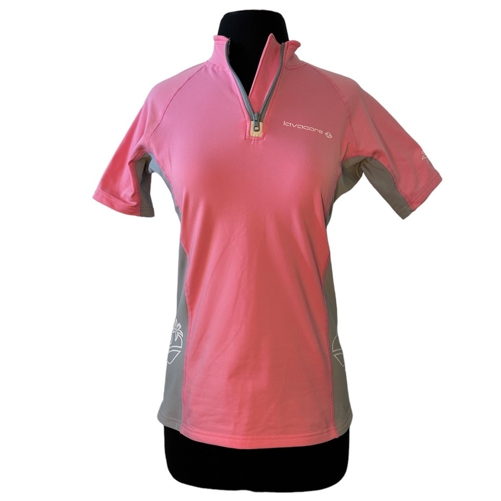 Lavacore Lavaskin Scuba Diving UPF 50+ Short Sleeve Swim Top UPF 50+ Size 12